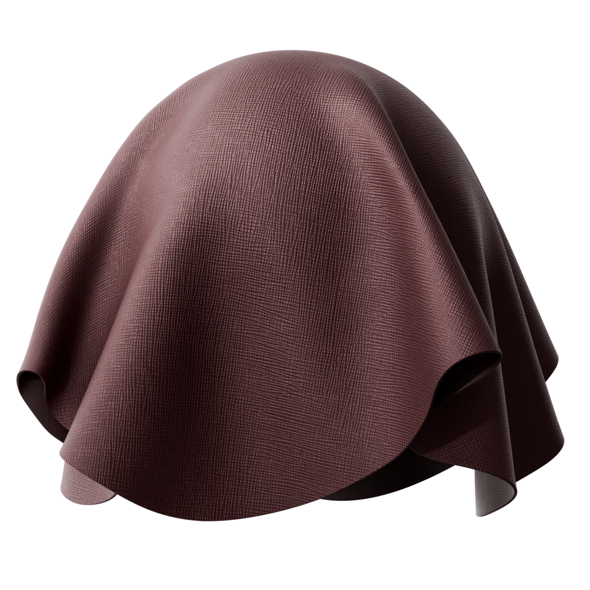 Burgundy Saffiano Leather PBR Texture - Seamless Scan | Superellipse