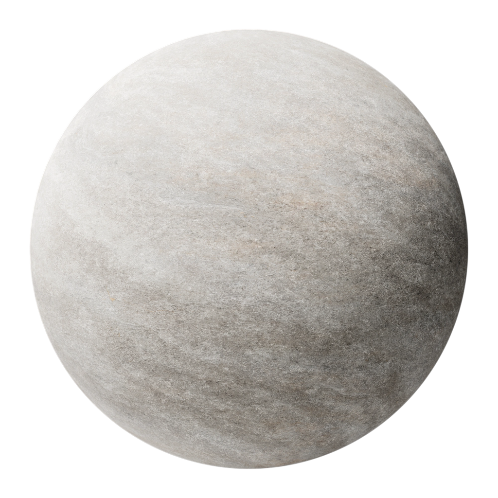 Light Grey French Limestone Slab PBR Texture - Sphere Swatch Preview | Superellipse