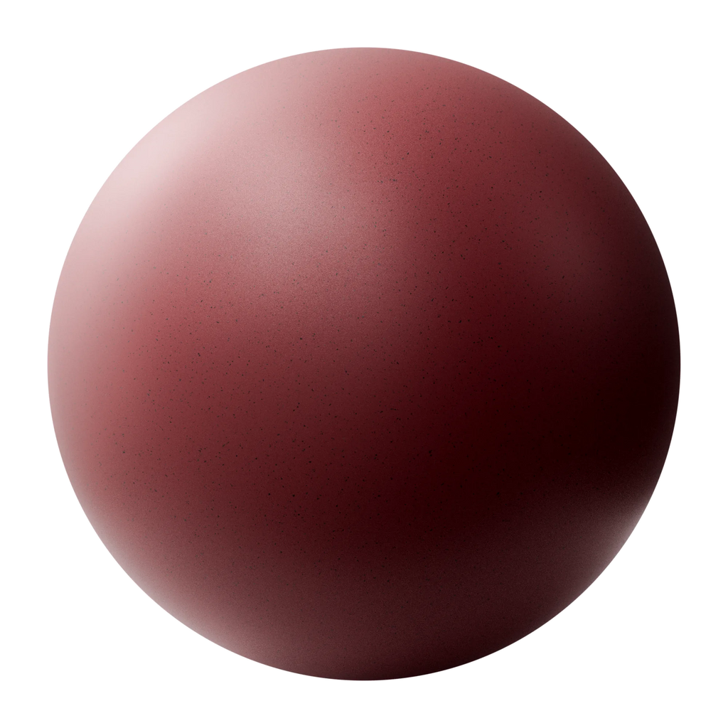 Dark Speckled Winery Red Plastic PBR Texture - Sphere Swatch Preview | Superellipse