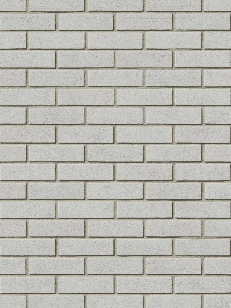 White Ash Specked Running Bond Brick PBR Texture - Example Scene Visualization | Superellipse