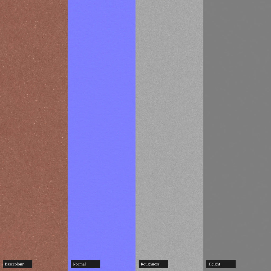 Gmund Bier Ale Pulp Paper PBR Texture - Example Scene Visualization | Superellipse