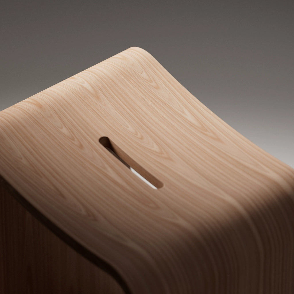 Red Oak Slip Matched Veneer Wood PBR Texture - Example Scene Visualization | Superellipse