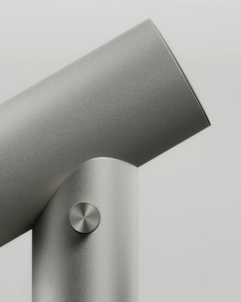 Sandblasted Matte Silver Metal PBR Texture - Example Scene Visualization | Superellipse