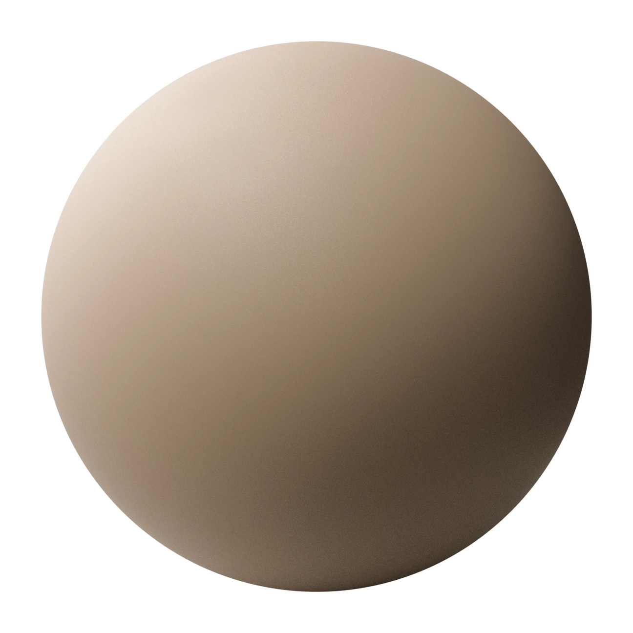 Tan Beige Matte Finish Plastic PBR Texture - Sphere Swatch Preview | Superellipse