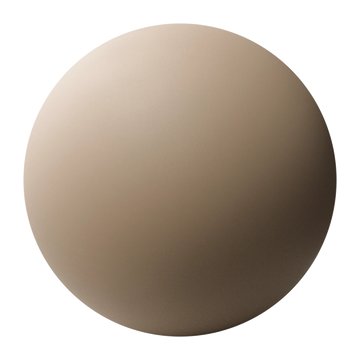 Tan Beige Matte Finish Plastic PBR Texture - Sphere Swatch Preview | Superellipse