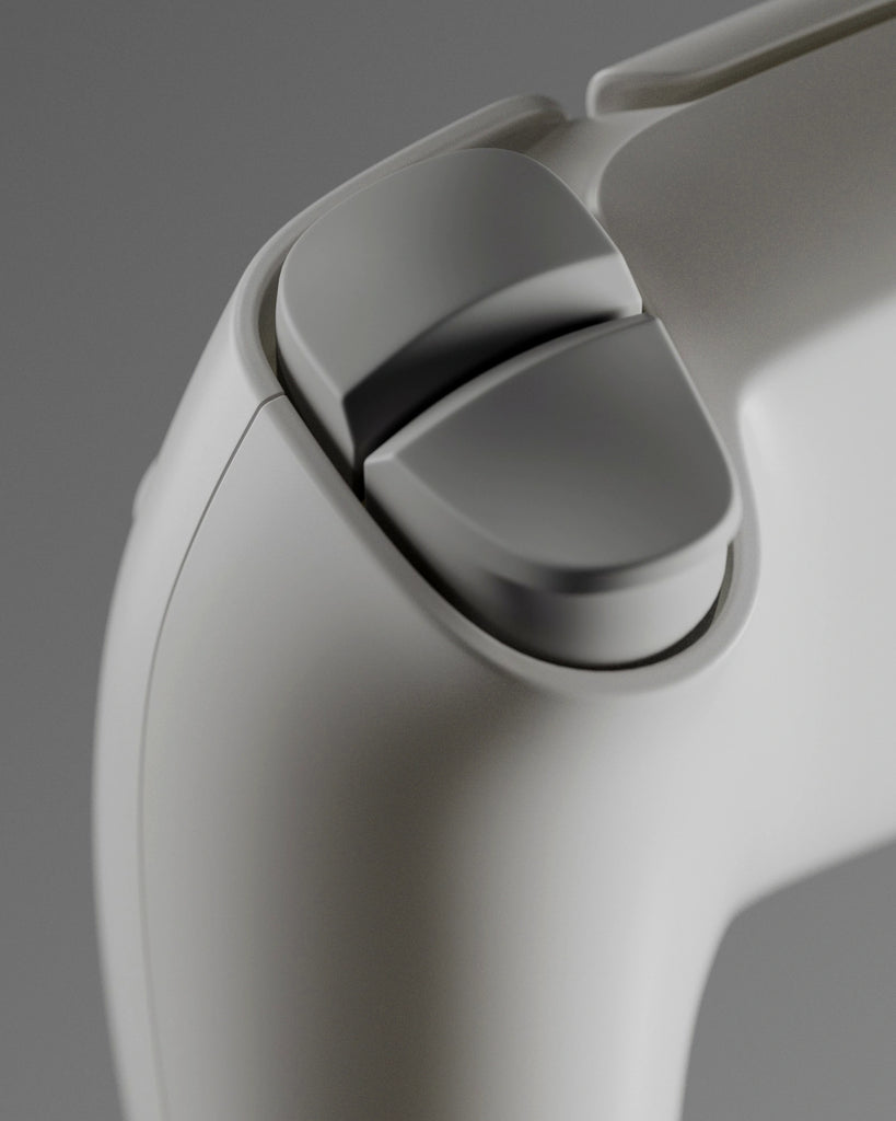 Silver Metallic Finish Plastic PBR Texture - Example Scene Visualization | Superellipse