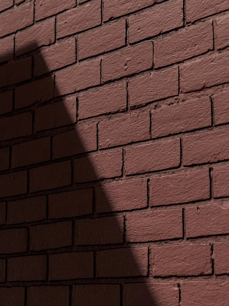 Contemporary Painted Brick Earth Red PBR Texture - Example Scene Visualization | Superellipse