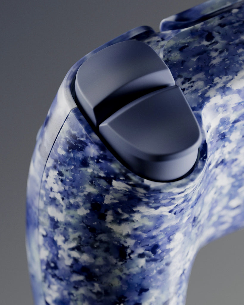 Designer Recycled LDPE Plastic Blue PBR Texture - Example Scene Visualization | Superellipse