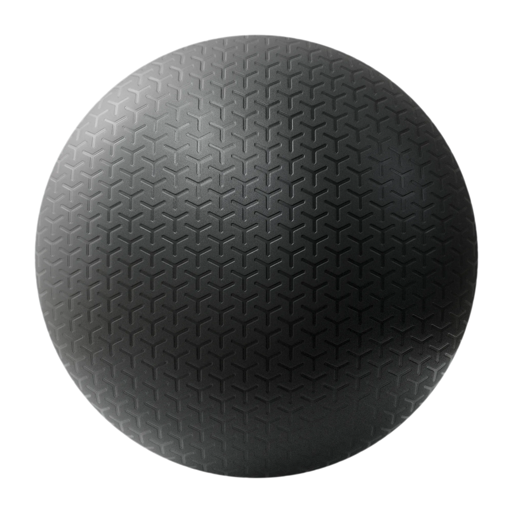 Embossed Y Lattice Patterned Plastic PBR Texture - Sphere Swatch Preview | Superellipse