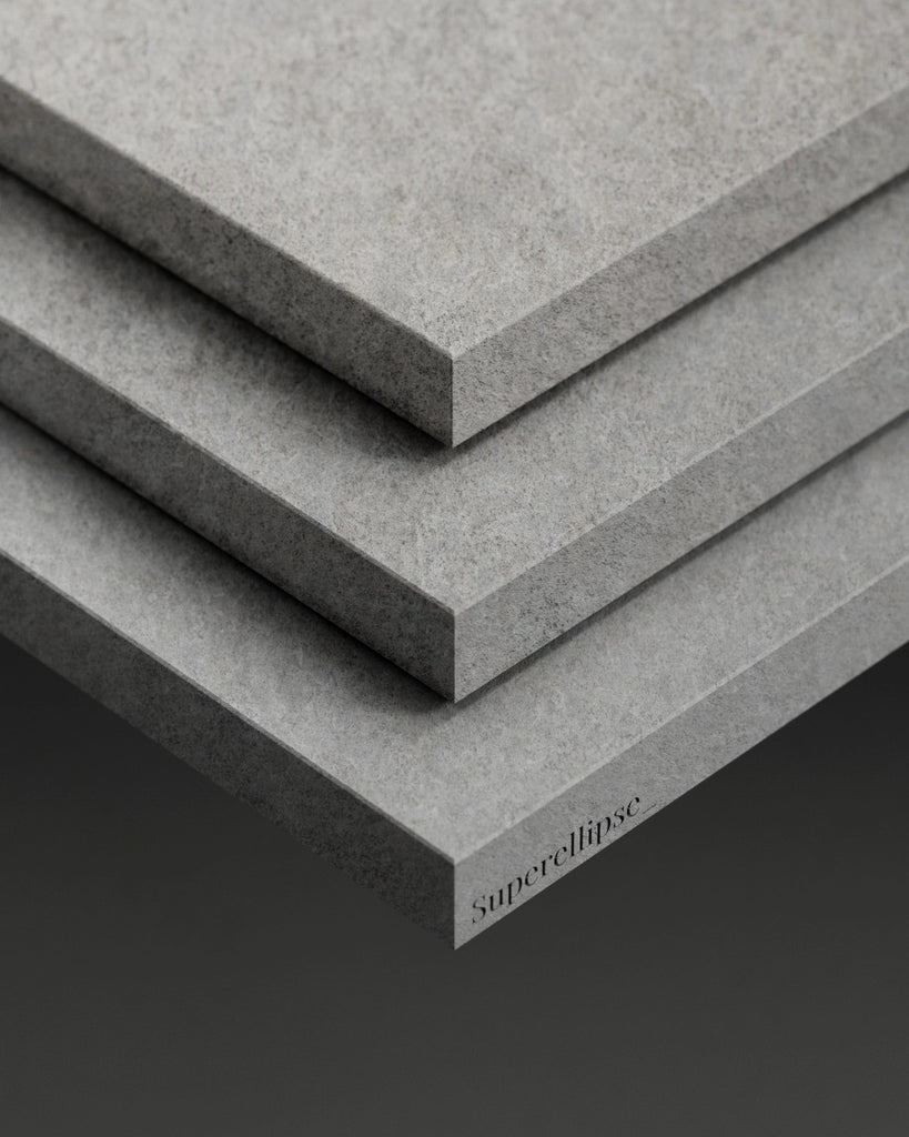 Ash Grey Flamed Limestone PBR Texture - Example Scene Visualization | Superellipse