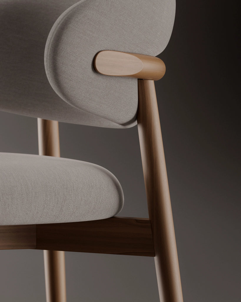 Walnut Book Matched Veneer Oiled Finish PBR Texture - Example Scene Visualization | Superellipse