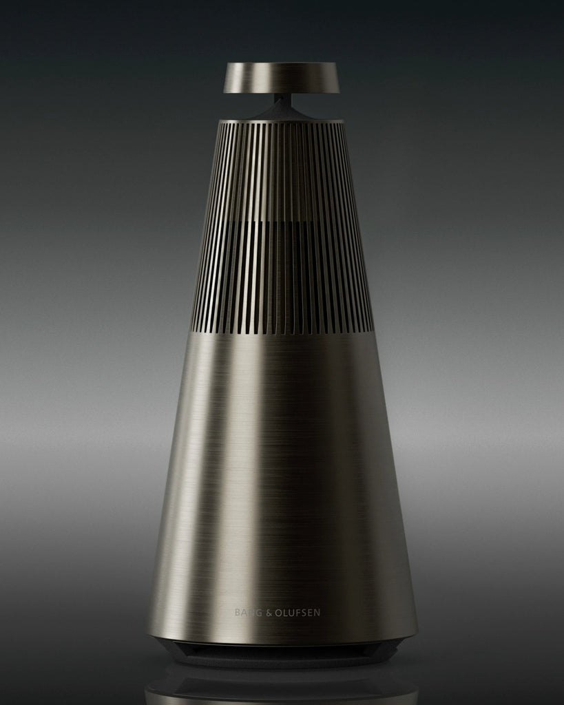 Buffed Linear Brushed Nickel Metal PBR Texture - Example Scene Visualization | Superellipse