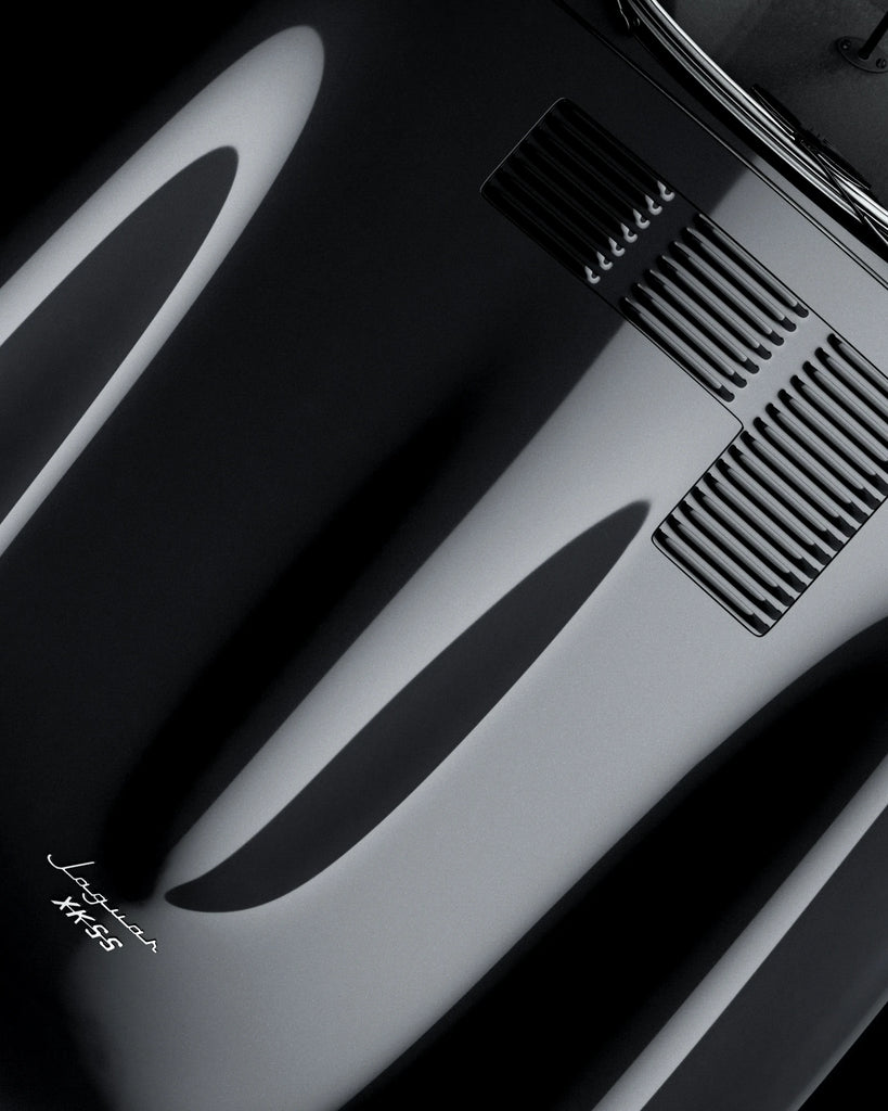 Onyx Black Metallic Gloss Paint PBR Texture - Example Scene Visualization | Superellipse