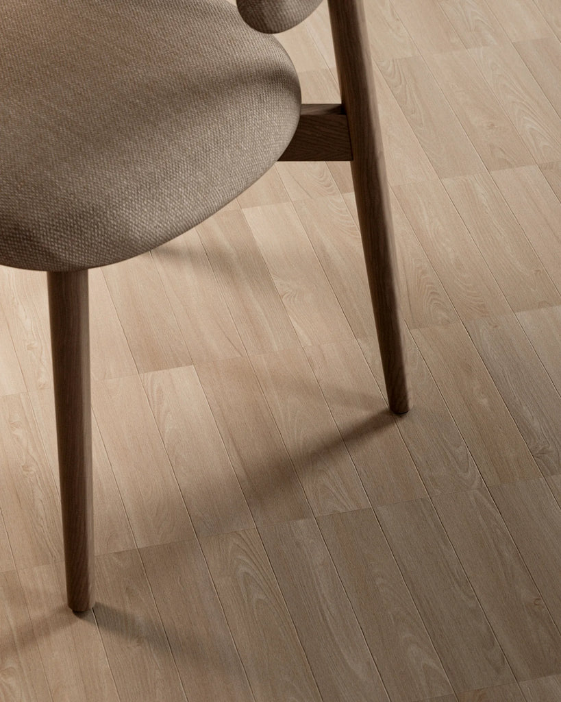 Beech Stack Bond Parquet Wood Floor PBR Texture - Example Scene Visualization | Superellipse
