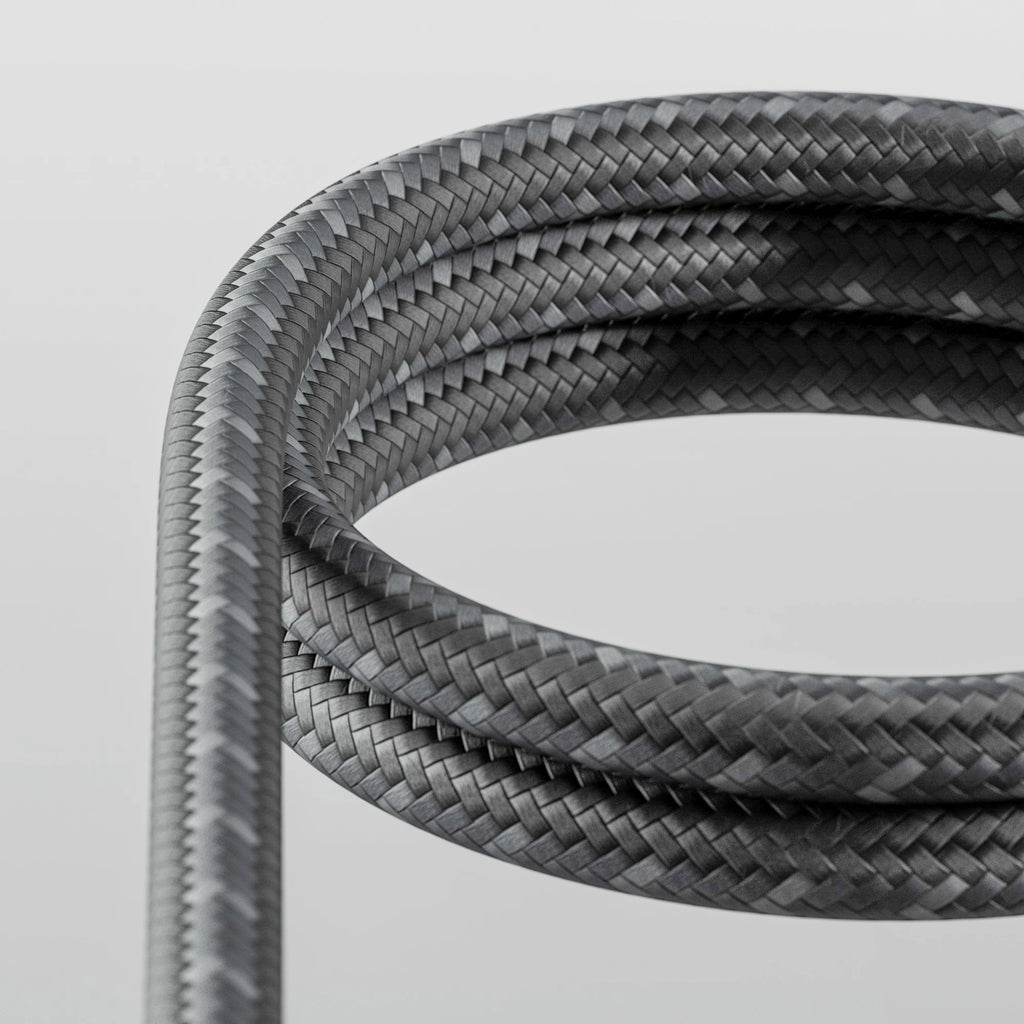 Graphite Grey Nylon Fine Woven Cord PBR Texture - Example Scene Visualization | Superellipse