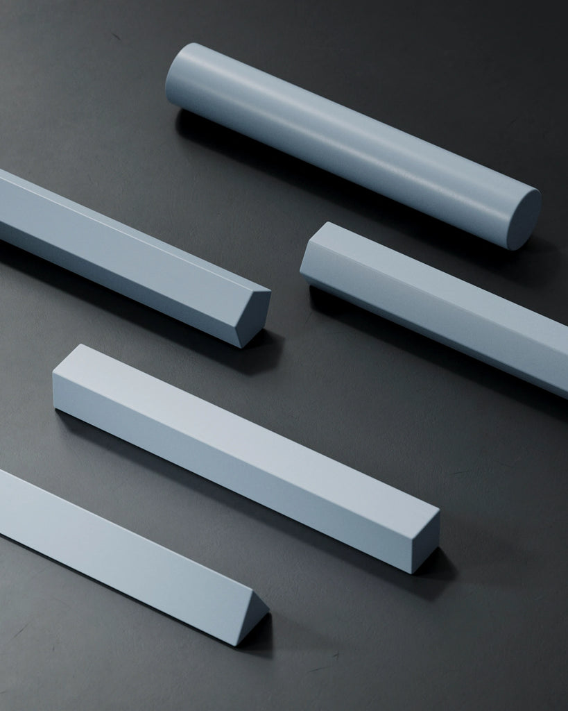 Parma Blue Satin Finish Plastic PBR Texture - Example Scene Visualization | Superellipse