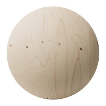 Plywood Slip Matched Wood Veneer PBR Texture - Sphere Swatch Preview | Superellipse