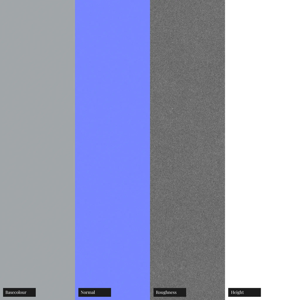 Sandblasted Chrome Metal PBR Texture - Example Scene Visualization | Superellipse