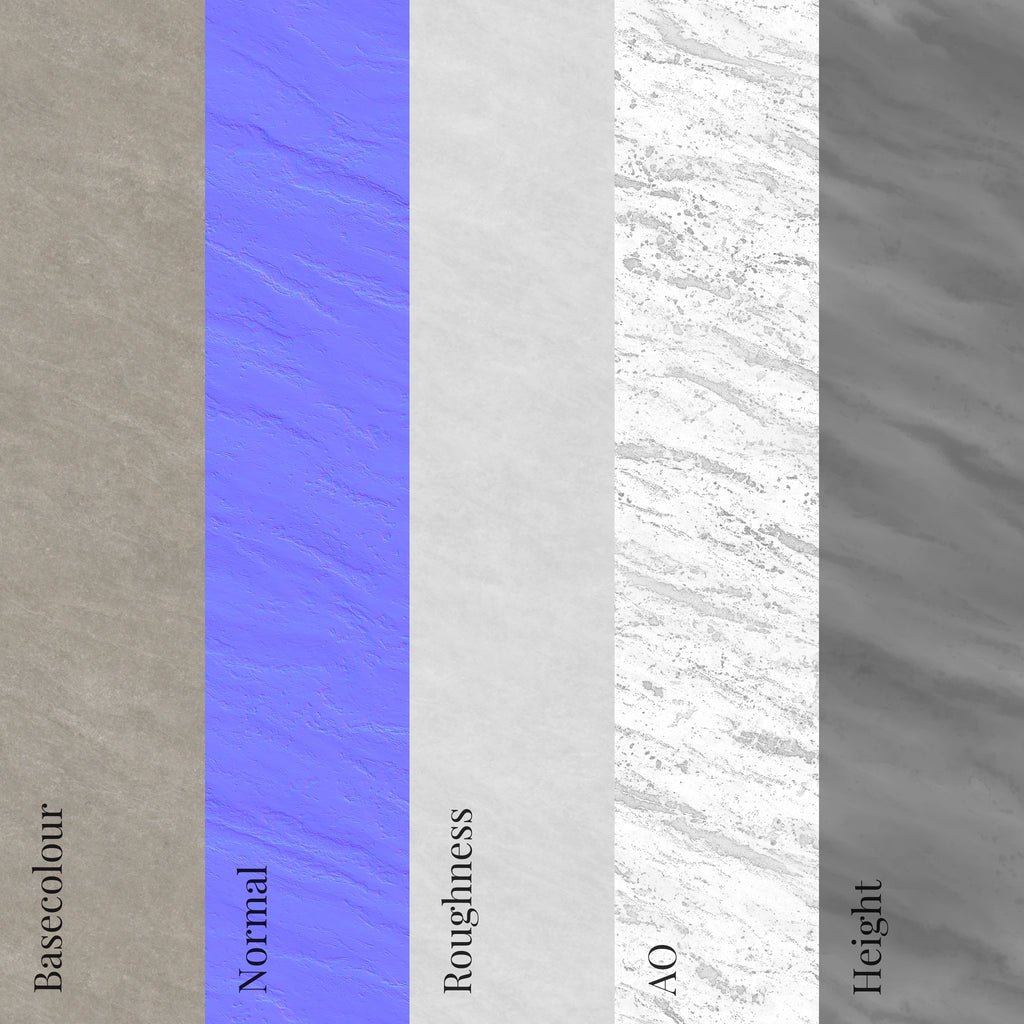 Natural Cut Sandstone PBR Texture - Example Scene Visualization | Superellipse