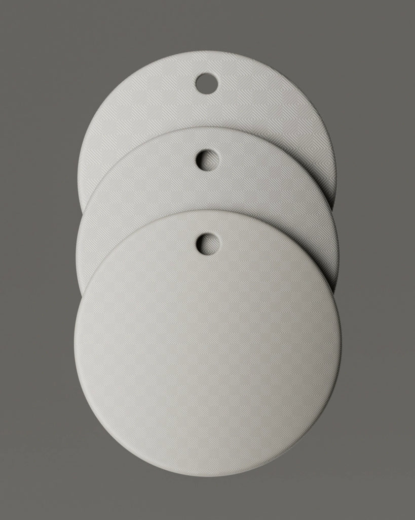 Diagonal Checkerboard Textured Plastic PBR Texture - Example Scene Visualization | Superellipse