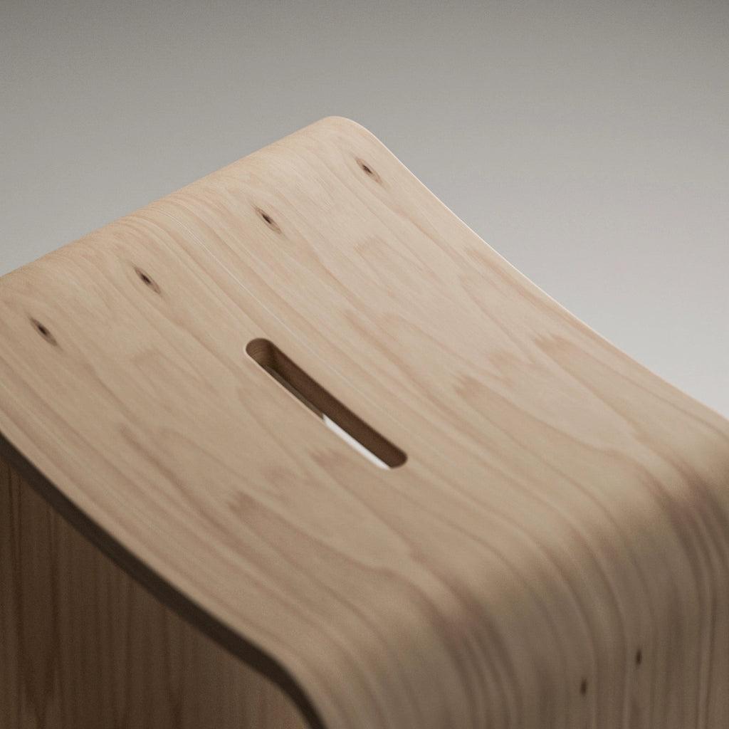 Plywood Book Matched Wood Veneer PBR Texture - Example Scene Visualization | Superellipse