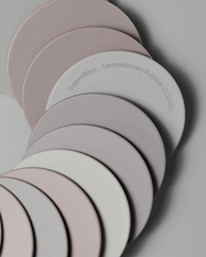 Warm Grey Matte Finish Plastic PBR Texture - Example Scene Visualization | Superellipse