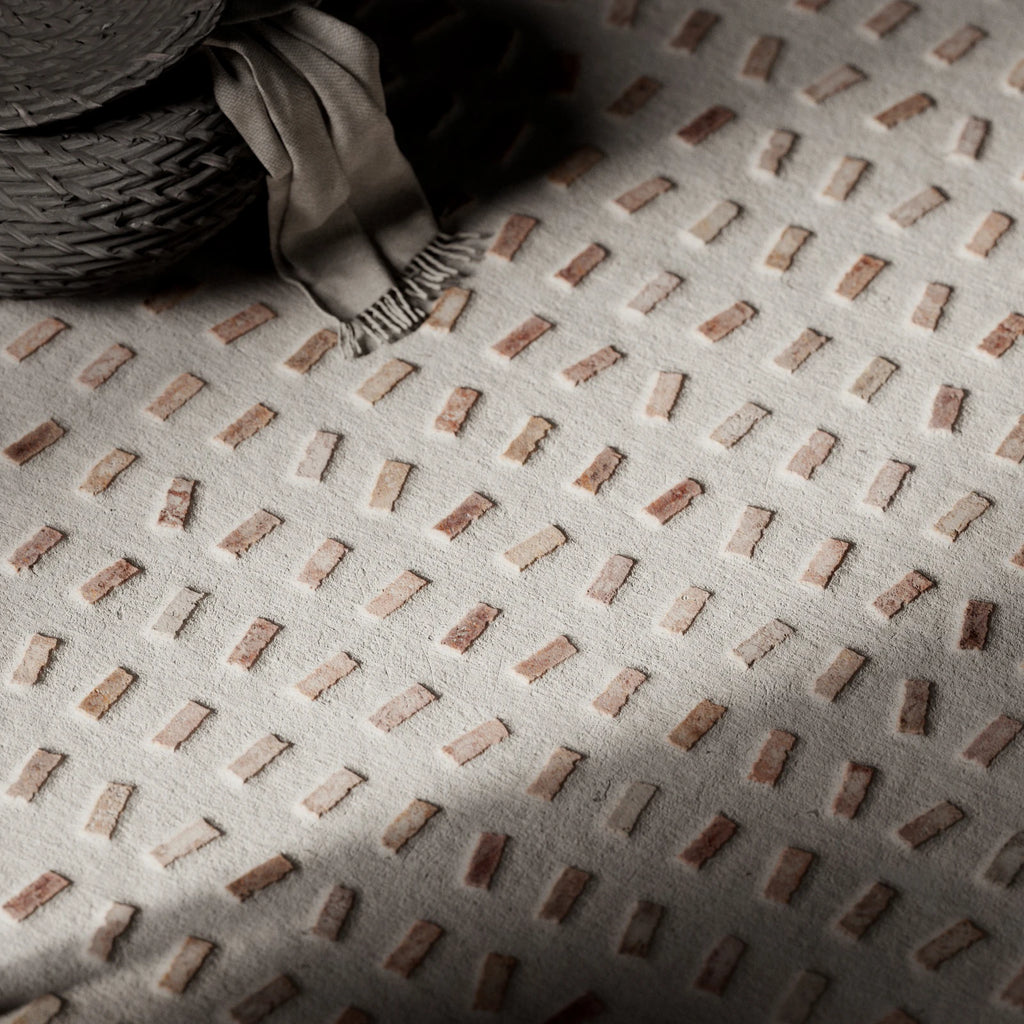 Contemporary Small Brick Terracotta Tiles PBR Texture - Example Scene Visualization | Superellipse