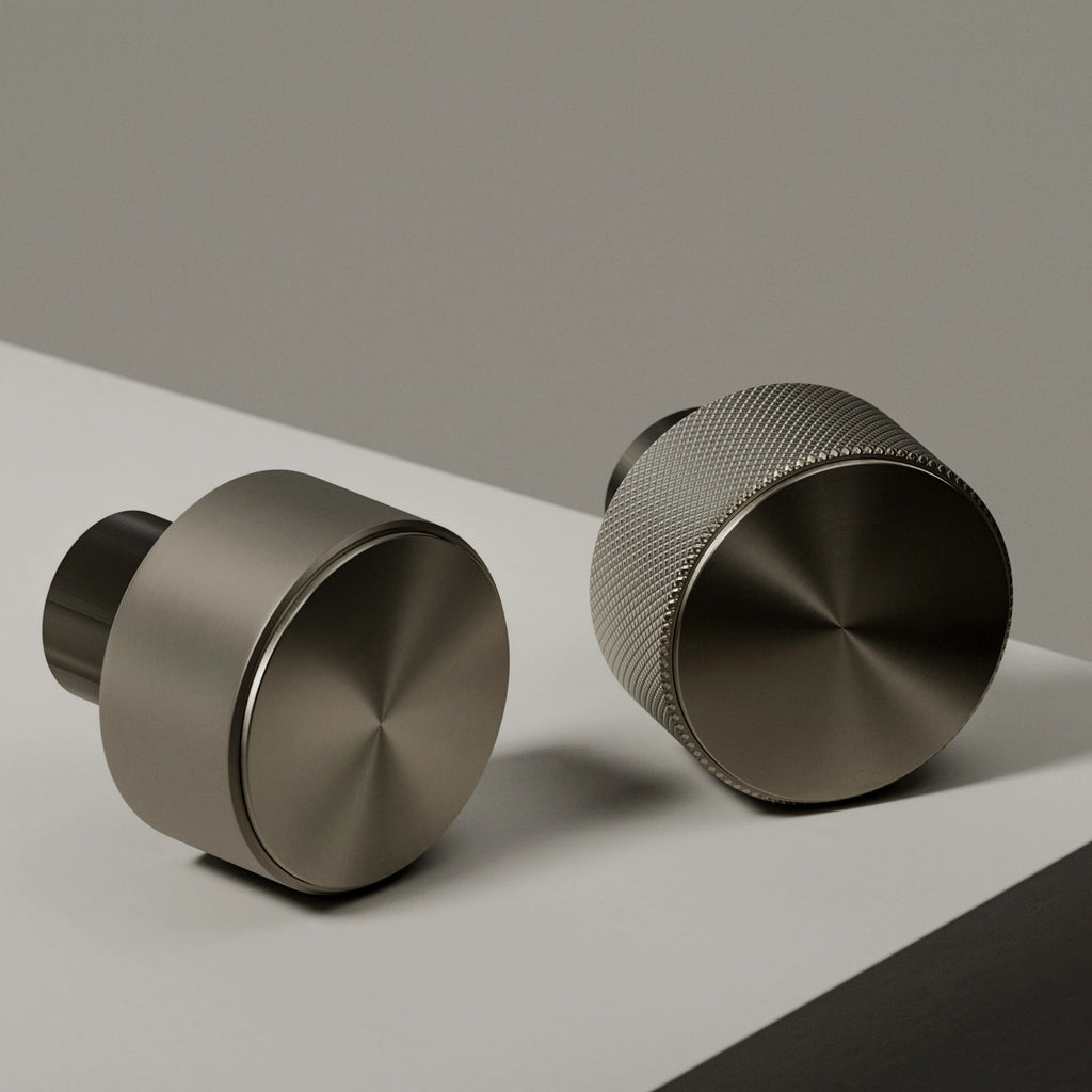 Radial Brushed Buffed Nickel Metal PBR Texture - Example Scene Visualization | Superellipse