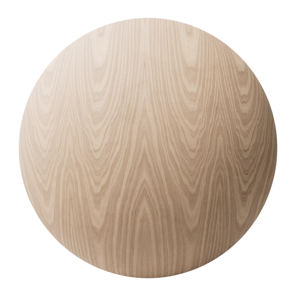 Cherry Book Matched Veneer Wood PBR Texture - Sphere Swatch Preview | Superellipse