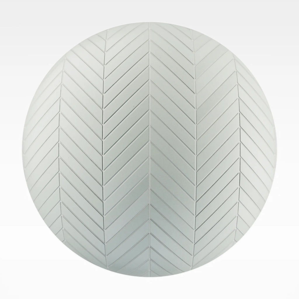 Chevron Matte Summer Teal Tile PBR Texture - Sphere Swatch Preview | Superellipse