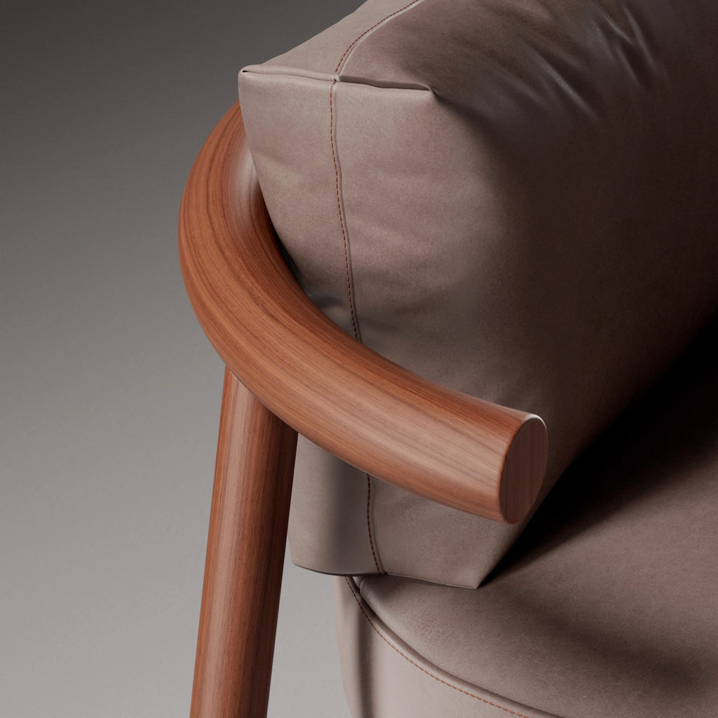 Australian Red Mahogany Rift Sawn Veneer Wood PBR Texture - Example Scene Visualization | Superellipse