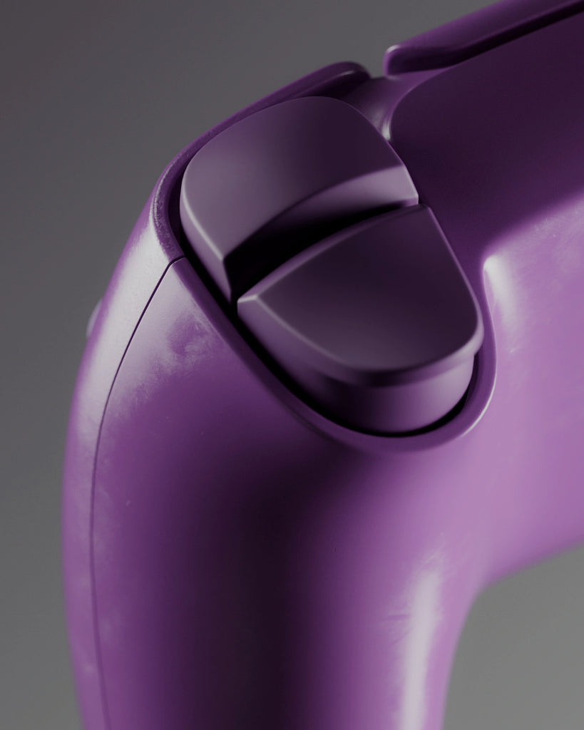 Aubergine Purple Smudged Plastic PBR Texture - Example Scene Visualization | Superellipse