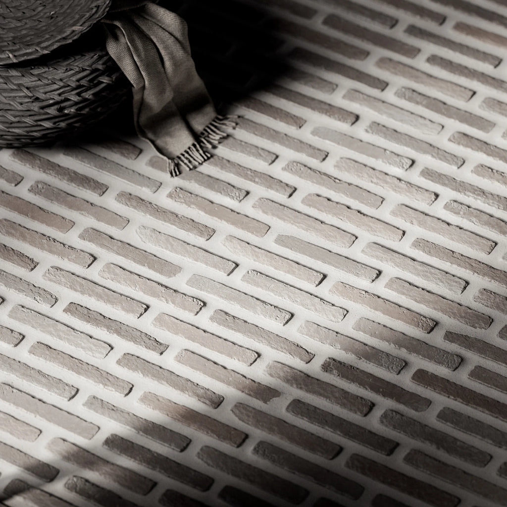 Contemporary Scandinavian Soft Stone Tile PBR Texture - Example Scene Visualization | Superellipse