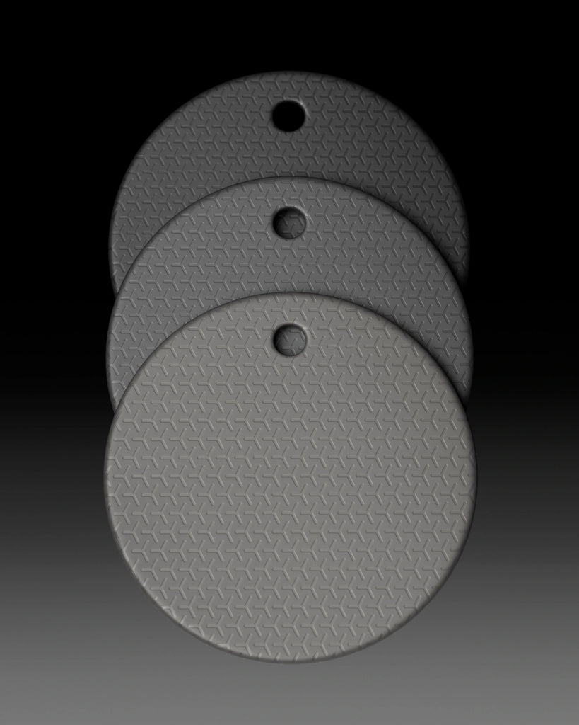 Embossed Y Lattice Patterned Plastic PBR Texture - Example Scene Visualization | Superellipse
