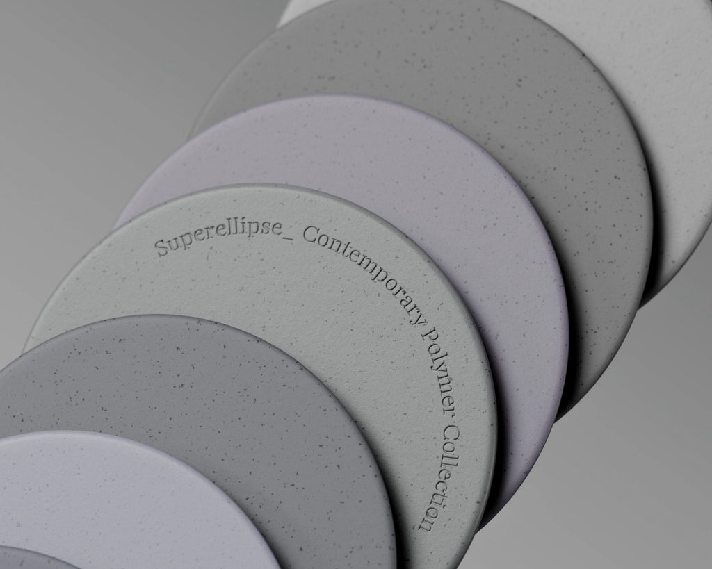 Dark Speckled Light Grey Plastic PBR Texture - Example Scene Visualization | Superellipse