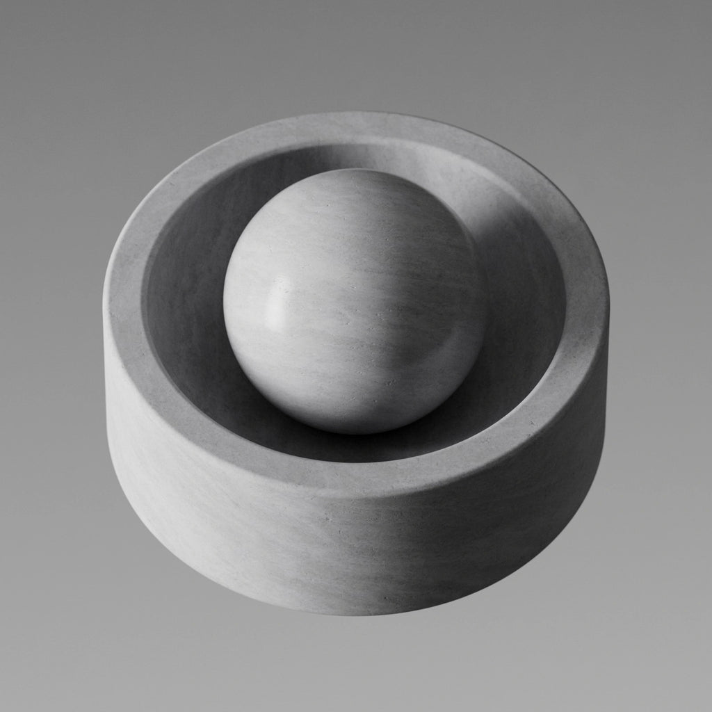 Arctic Grey Soapstone Honed PBR Texture - Example Scene Visualization | Superellipse