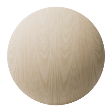 Ash Book Matched Natural Veneer Wood PBR Texture - Sphere Swatch Preview | Superellipse