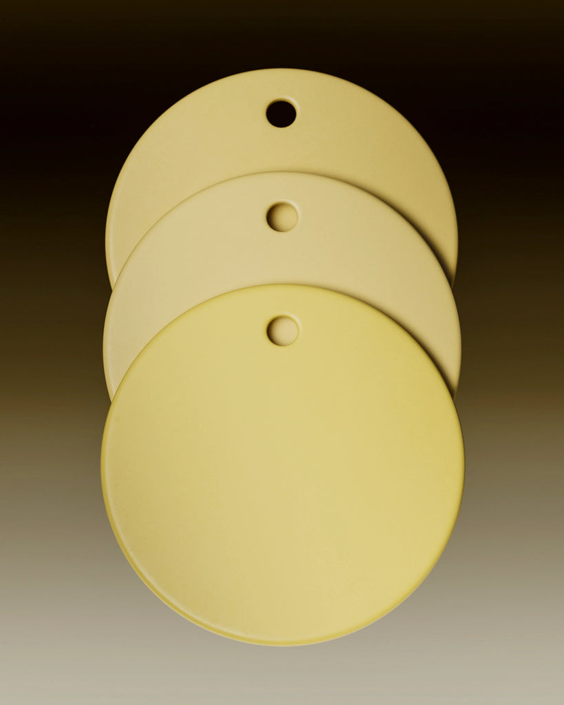 Dusky Citron Yellow Heavily Damaged Plastic PBR Texture - Example Scene Visualization | Superellipse