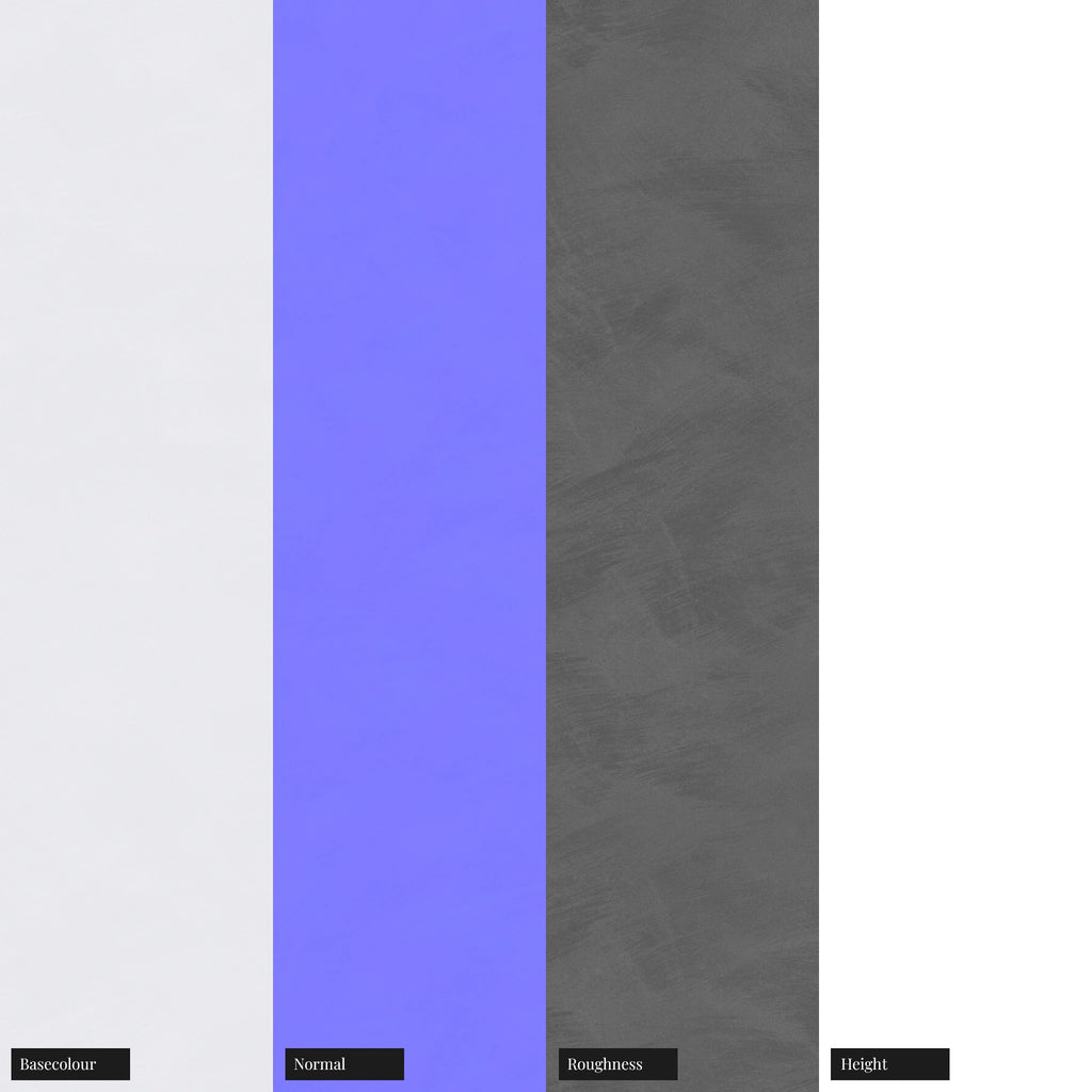 Hand Finished Brushed Aluminium Metal PBR Texture - Example Scene Visualization | Superellipse