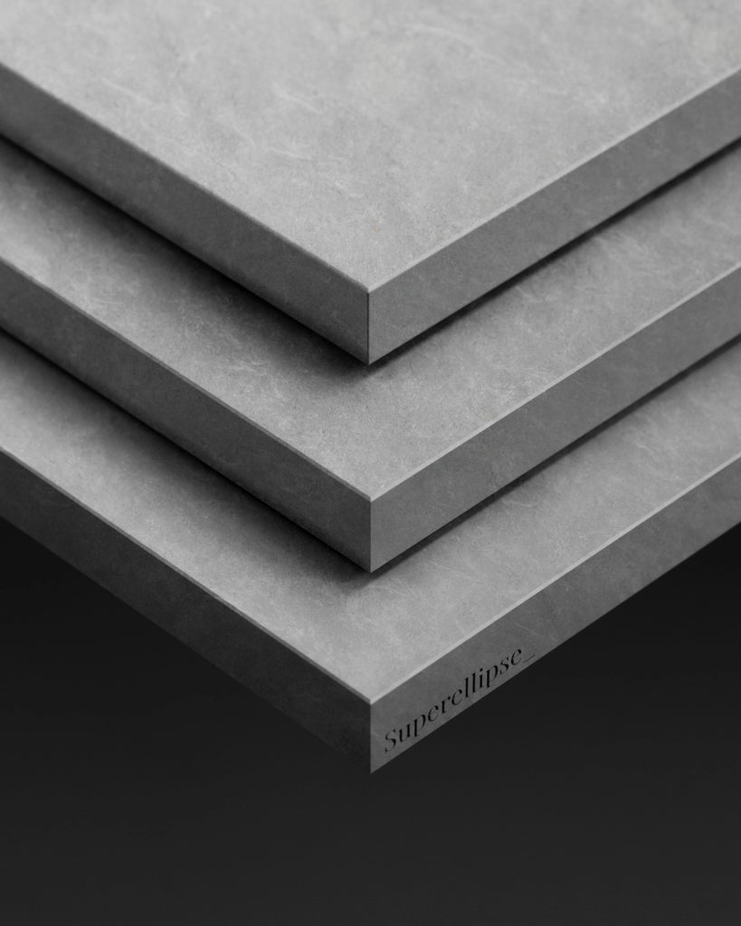 Natural Grey Stone Slab Polished PBR Texture - Example Scene Visualization | Superellipse