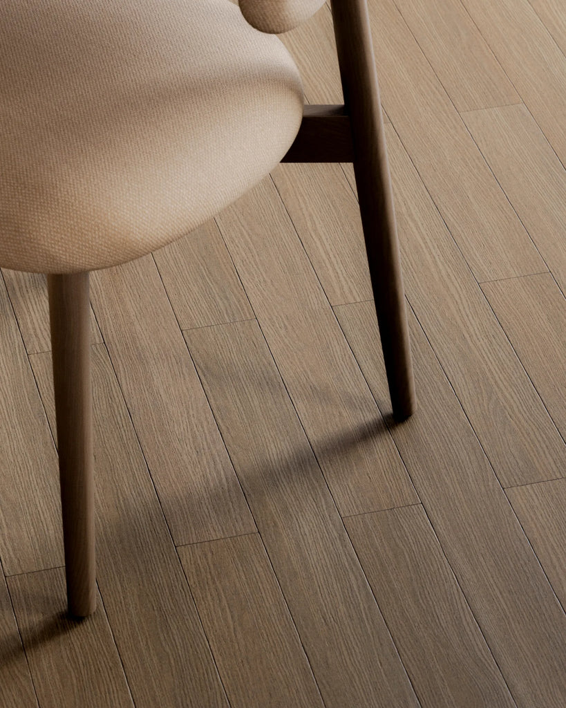 Natural Oak Brick Bond Wood Floor PBR Texture - Example Scene Visualization | Superellipse