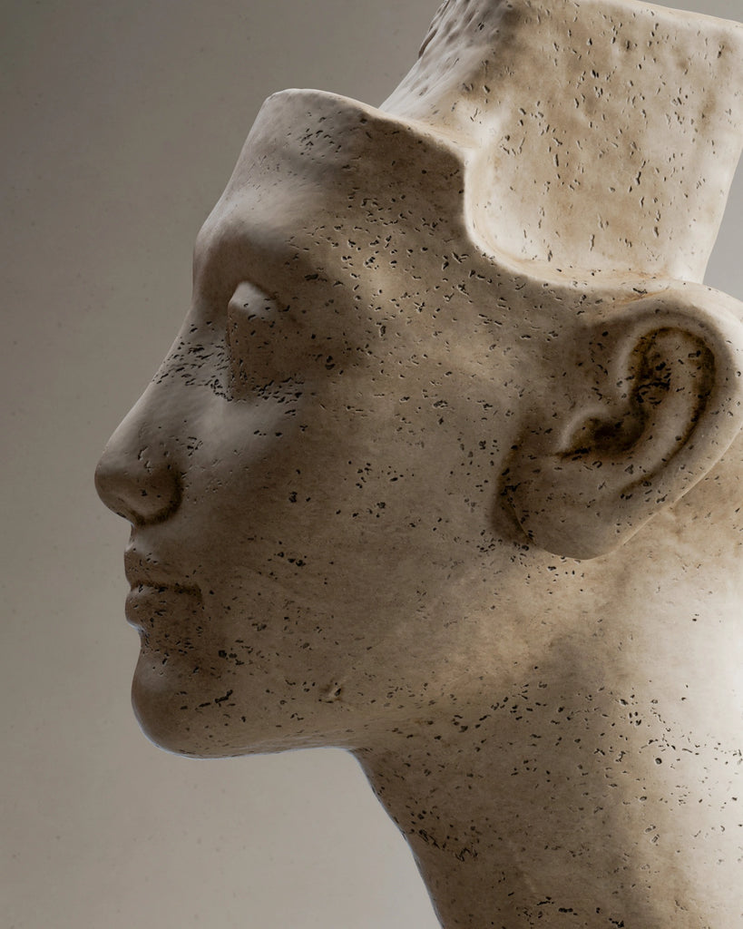 Honed Travertine Unfilled 02 PBR Texture - Example Scene Visualization | Superellipse
