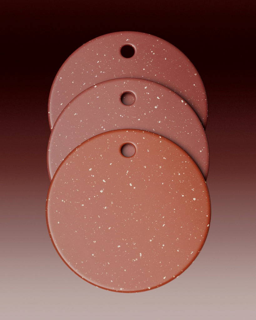 Rich Red Terrazzo Plastic Small PBR Texture - Example Scene Visualization | Superellipse