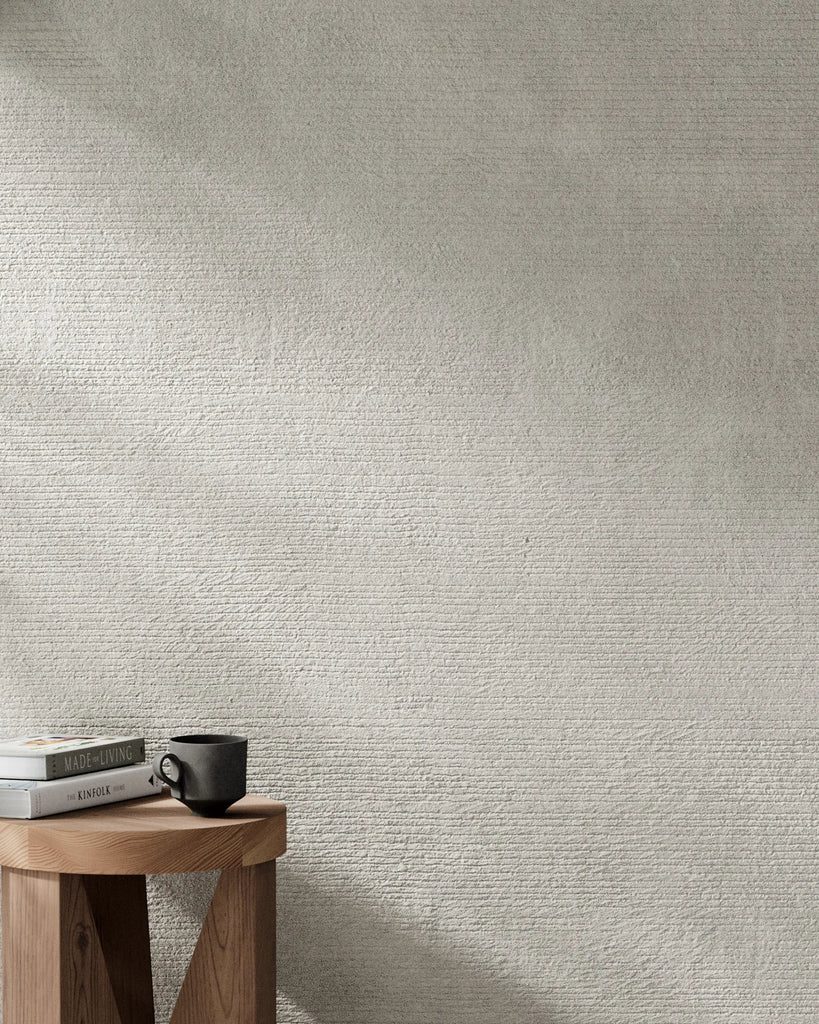Straight Combed Stucco Plaster PBR Texture - Example Scene Visualization | Superellipse
