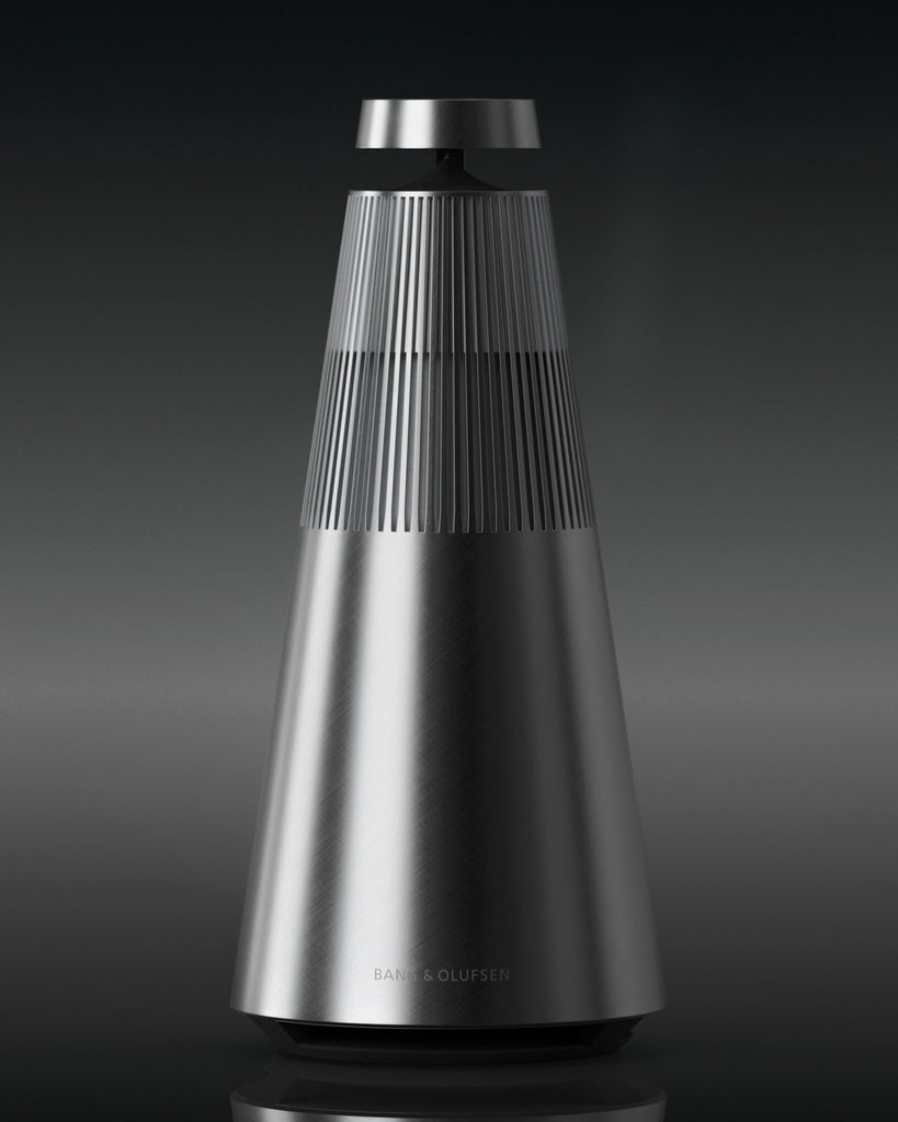 Fine Crosshatch Brushed Chrome Metal PBR Texture - Example Scene Visualization | Superellipse