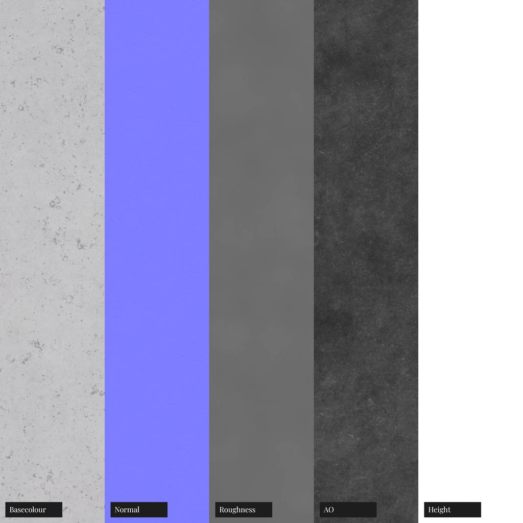 Hand Polished Cast Aluminium Metal PBR Texture - Example Scene Visualization | Superellipse