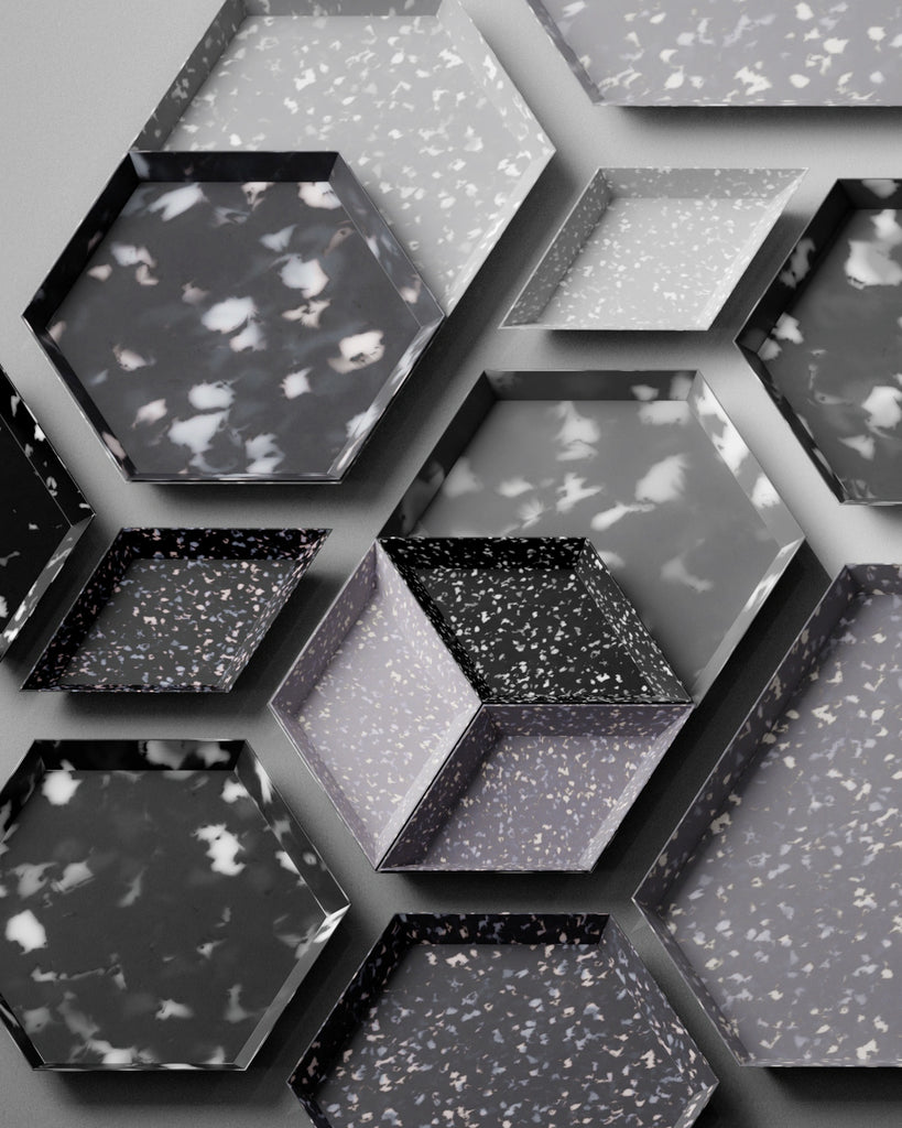 Monochromatic Recycled Plastic PBR Texture - Example Scene Visualization | Superellipse