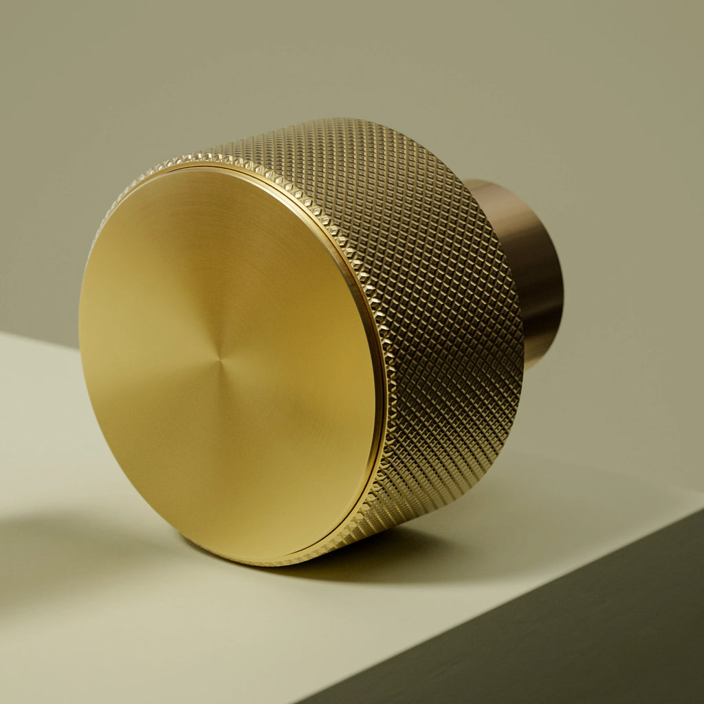 Radial Brushed Gold Metal PBR Texture - Example Scene Visualization | Superellipse