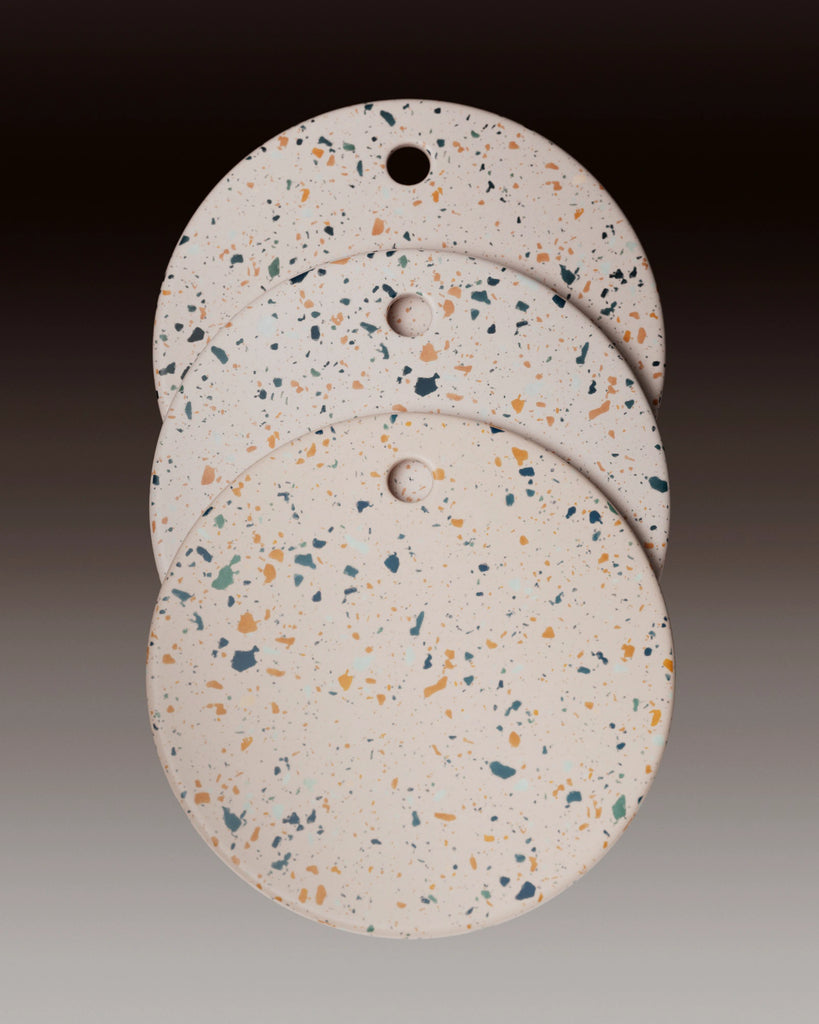 Daisy Pink Terrazzo Plastic PBR Texture - Example Scene Visualization | Superellipse