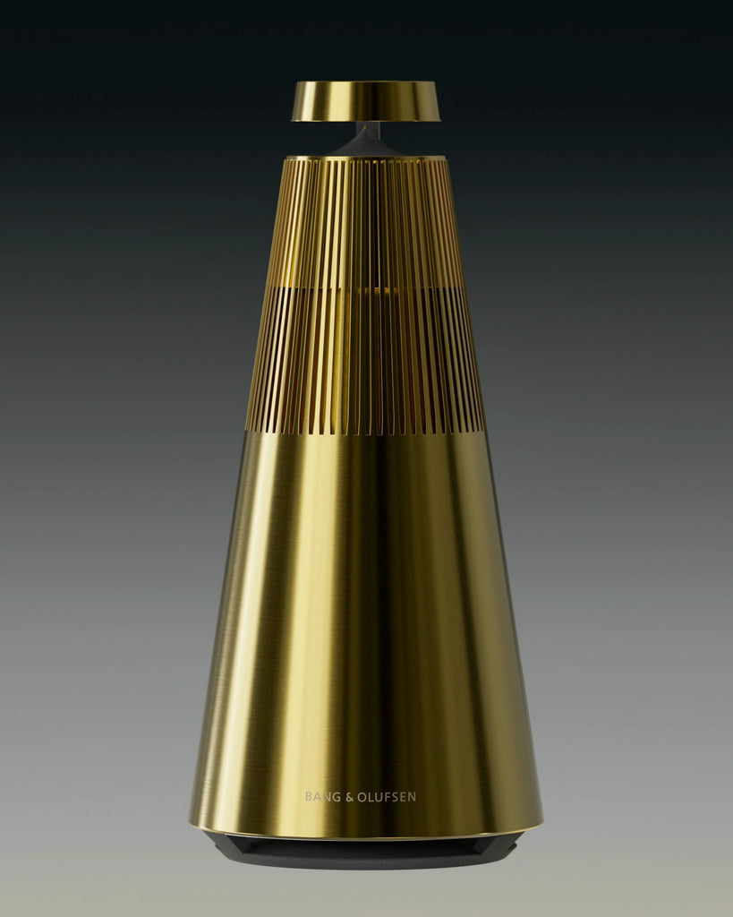 Fine Linear Brushed Brass Metal PBR Texture - Example Scene Visualization | Superellipse